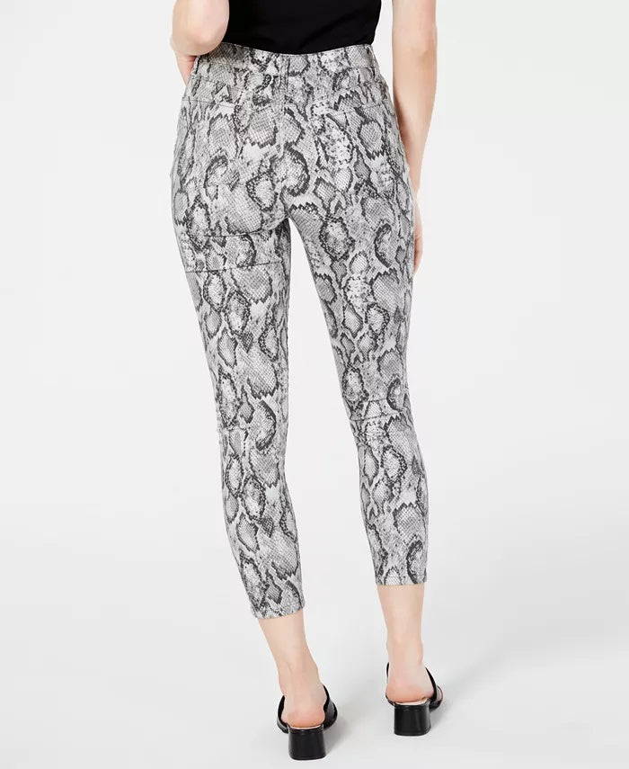 Calça jeans skinny estampada Tinseltown Juniors, tamanho 7, cinza