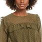 Love Fire Blusa lisa feminina verde tamanho extragrande