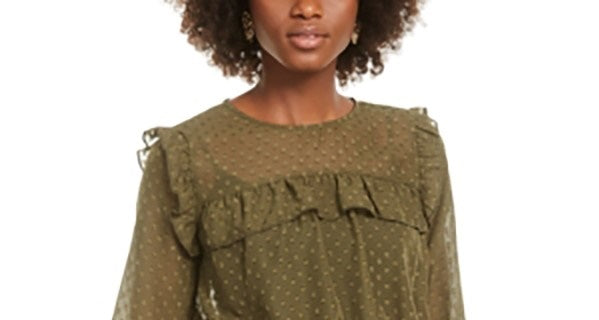 Love Fire Blusa lisa feminina verde tamanho extragrande