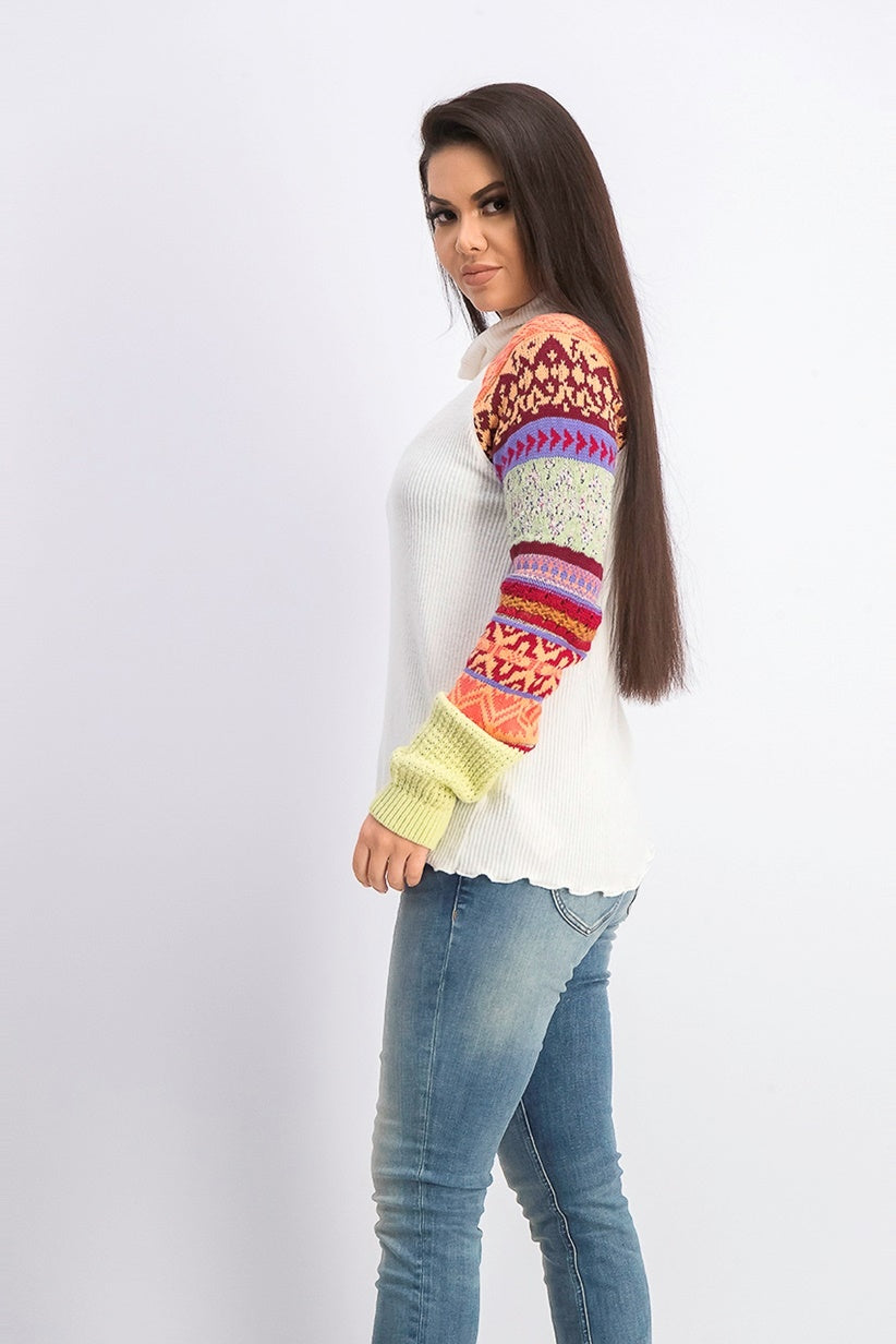 Suéter Prism Feminino Free People Marfim Branco Tamanho P