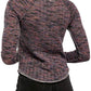 Camisa de malha feminina Free People Spaced Out, azul marinho, tamanho X-S