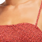 Macacão feminino Little Of Your Love com pernas largas, vermelho, tamanho pequeno