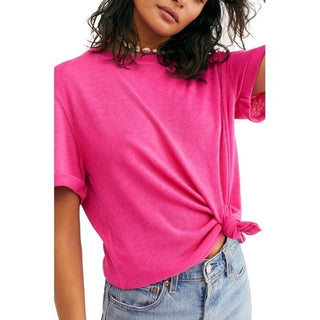 Camiseta Cassidy Feminina Free People Tamanho Rosa Tamanho X-Small