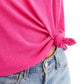 Camiseta Cassidy Feminina Free People Tamanho Rosa Tamanho X-Small