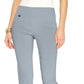 Calça Capri Feminina Alfani Tummy-Control Pull-On Cinza Tamanho 12