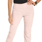 Calça capri feminina Alfani Petite Tummy-Control Pull-On, rosa, tamanho 12P