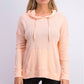 Calvin Klein Moletom Feminino Performance High-Low Laranja Tamanho Médio