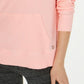 Calvin Klein Moletom Feminino Performance High-Low Laranja Tamanho P