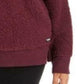 Calvin Klein Moletom Sherpa Bordado Plus Size Feminino Performance Vermelho Tamanho 1X