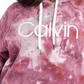 Calvin Klein Performance Plus Tie Dyed Active Hoodie Feminino Vermelho Tamanho 1X