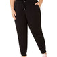 Calça Calvin Klein Feminina Heather Preta Tamanho 3X