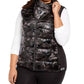 Calvin Klein Colete Puffer Plus Size Feminino Performance Preto Tamanho 1X