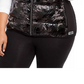Calvin Klein Colete Puffer Plus Size Feminino Performance Preto Tamanho 1X