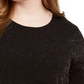 Top plus size da moda feminino Monteau, cor carvão, tamanho 3X