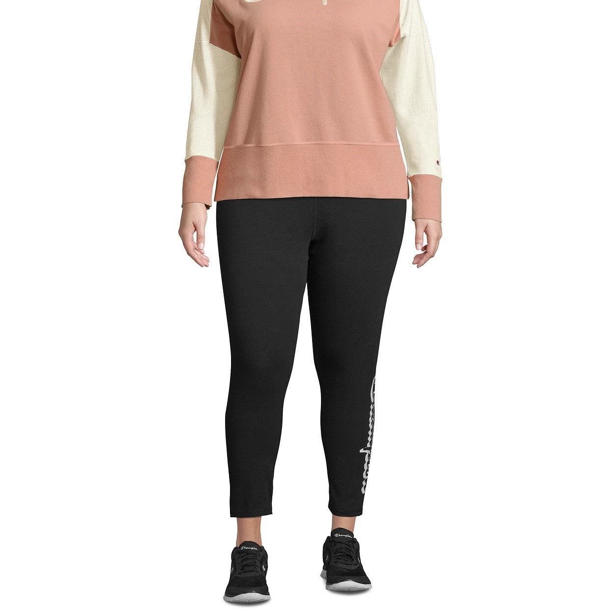 Moletom feminino Champion Plus Activewear Fitness rosa tamanho 1X