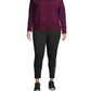 Moletom feminino Champion Plus Activewear Fitness Roxo Tamanho 1X