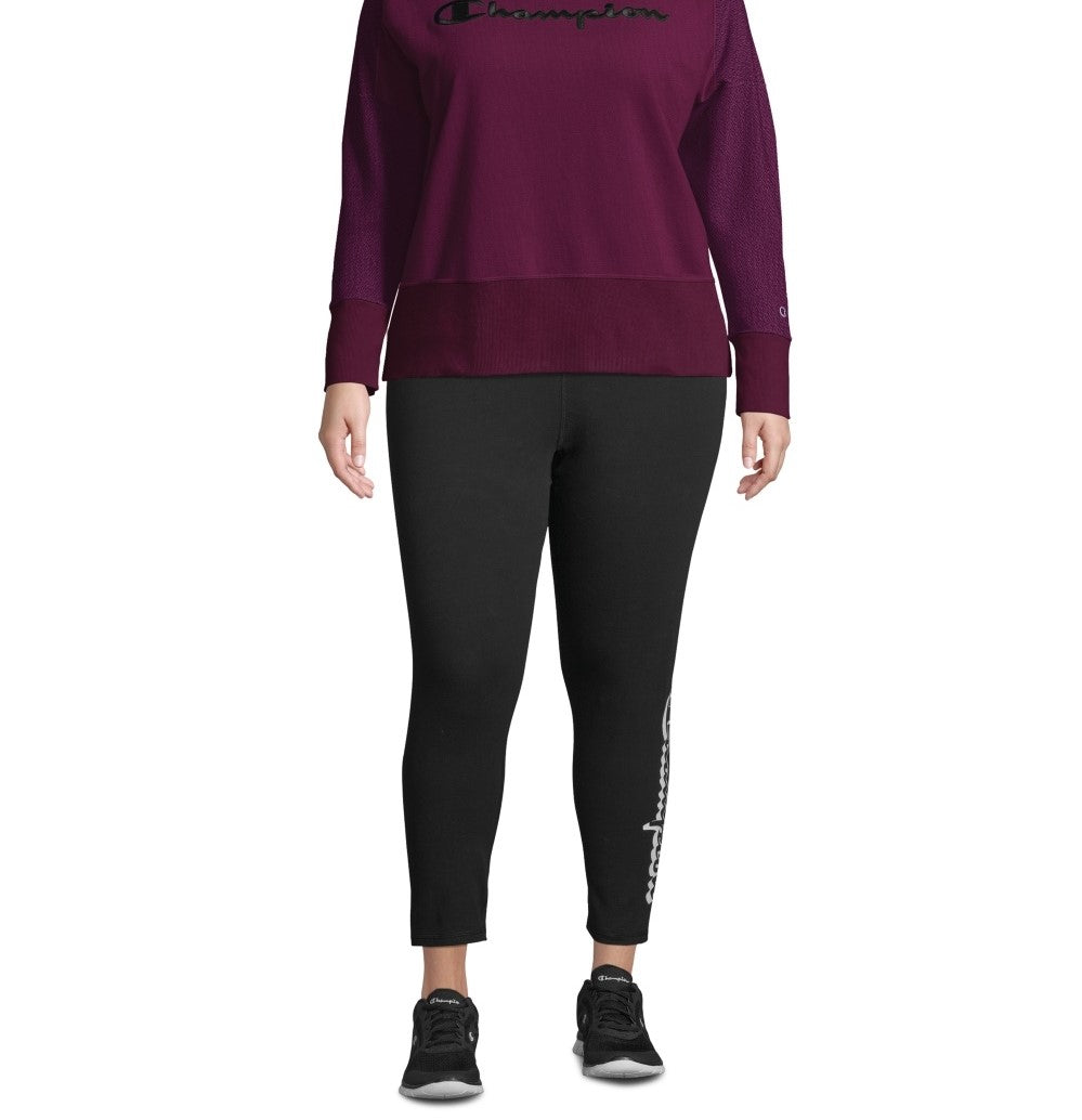 Moletom feminino Champion Plus Activewear Fitness Roxo Tamanho 1X