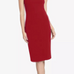 Vestido justo feminino Rachel Roy, vermelho, tamanho pequeno