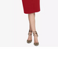 Vestido justo feminino Rachel Roy, vermelho, tamanho pequeno