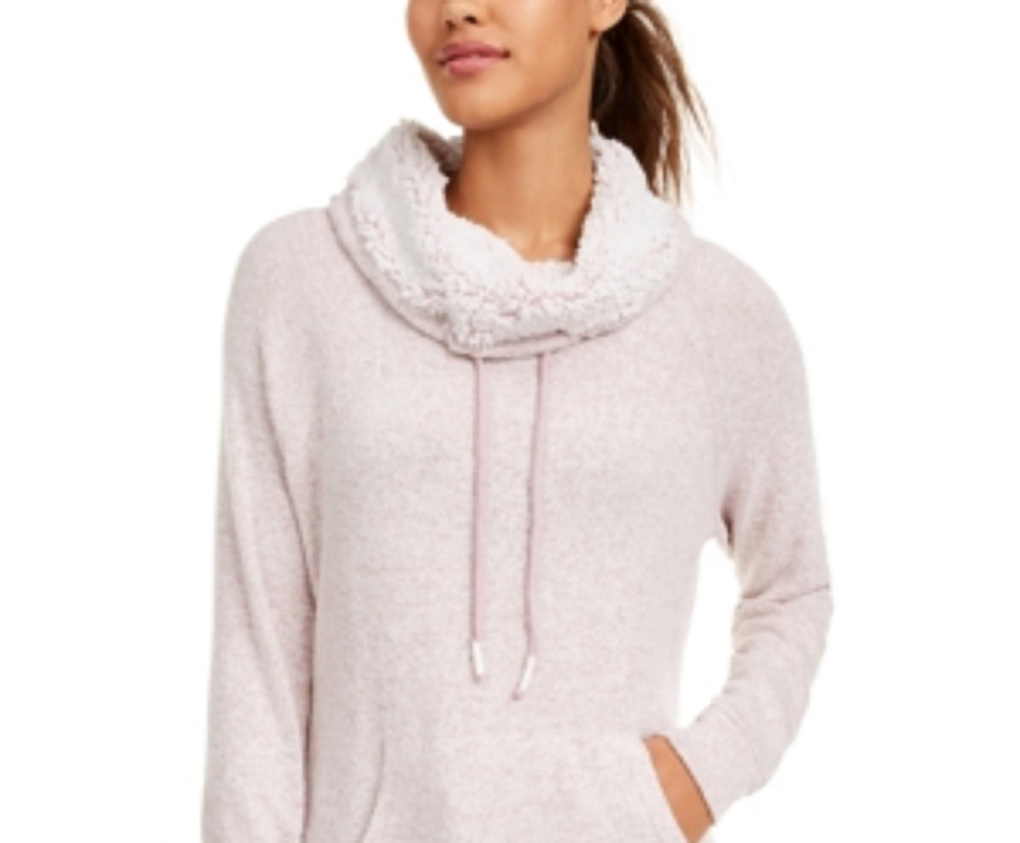 Moletom com gola funil e forro de sherpa Ultra Flirt Juniors, roxo, tamanho extra grande