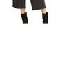 Calça curta feminina Rachel Roy Paperbag preta tamanho 10
