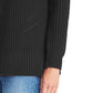 Suéter texturizado feminino Rachel Roy, preto, tamanho extragrande