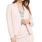 Calvin Klein Blazer assimétrico texturizado feminino rosa escuro tamanho 4