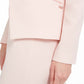 Calvin Klein Blazer assimétrico texturizado feminino rosa escuro tamanho 4