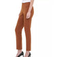 Calça Calvin Klein Feminina Cano Curto Marrom Tamanho 14
