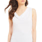 Blusa Calvin Klein Feminina Gola Alta Branca Tamanho Grande