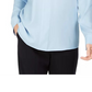 Blusa Calvin Klein Feminina Gola V Azul Tamanho Médio