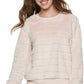 Moletom Crave Fame Junior's Faux Fur Branco Tamanho P