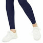 32 Degrees Calcinha térmica feminina, legging, azul marinho, tamanho XX-G
