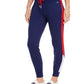 Calça listrada azul feminina Tommy Hilfiger tamanho X-G