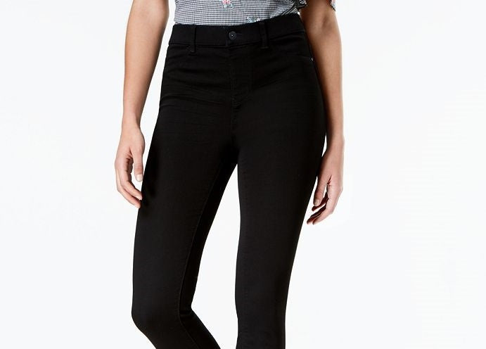 Calça Jegging Super High-Rise Vanilla Star Juniors Preta Tamanho 3
