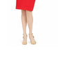 Vestido tubinho com babados Vince Camuto feminino vermelho tamanho 8