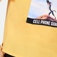 Camiseta Cell Signal do Rei Leão da Disney Junior, tamanho médio, amarela