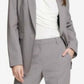 Blazer feminino DKNY de um botão cinza tamanho 4