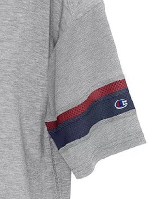 Camiseta de futebol Champion Women's Gym Issue cinza escuro tamanho grande