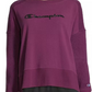 Moletom Champion Heritage Cotton Mix Texture Feminino Roxo Tamanho Extra Pequeno
