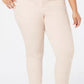 Calça jeans skinny feminina Tommy Hilfiger Bedford rosa tamanho 18W