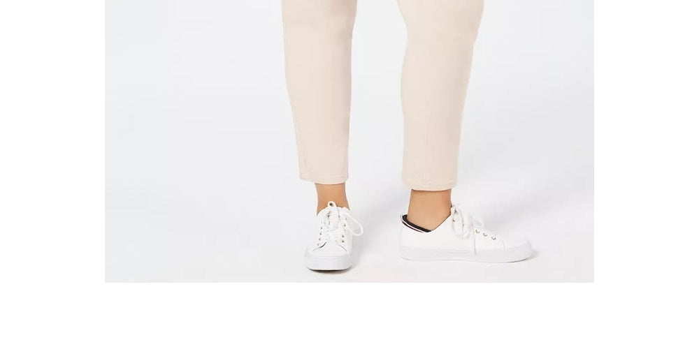 Calça jeans skinny feminina Tommy Hilfiger Bedford rosa tamanho 18W