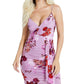 Vestido Guess Feminino Temptress Roxo Tamanho Médio