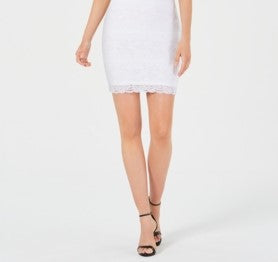 Vestido GUESS Feminino Renny Renda Branco Tamanho Médio
