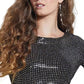 Vestido Beatriz Feminino Guss com Lantejoulas e Costas Descoberto, Preto, Tamanho Grande