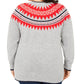 Suéter Tommy Hilfiger Feminino Plus Wool Blend com Acabamento Canelado Cinza Tamanho 2X