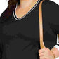 Suéter Tommy Hilfiger Plus Size Feminino de Algodão com Gola V Preto Tamanho 2X