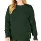 Suéter feminino Michael Kors com detalhe de ilhós verde, tamanho 3X