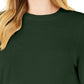 Suéter feminino Michael Kors com detalhe de ilhós verde, tamanho 3X