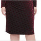 Vestido tubinho de veludo com manga comprida Tommy Hilfiger feminino plus size 18W vermelho